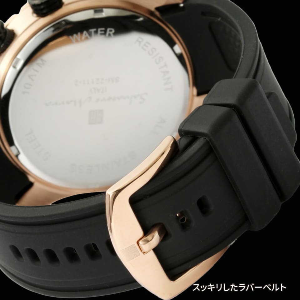 Salvatore Marra rv Y 4.5cm c4.5cm 1.2cm d109 15`20cm NmOt  rbOtFCX SM22111-PGBK/BK